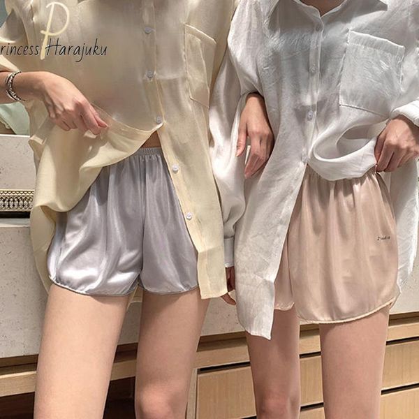 women's shorts comfortable loose short pants women soft ice silk streetwear student girl's female beach jogger plus size, White;black
women's shorts comfortable loose short pants women soft ice silk streetwear student girl's female beach jogger plus size, White;black