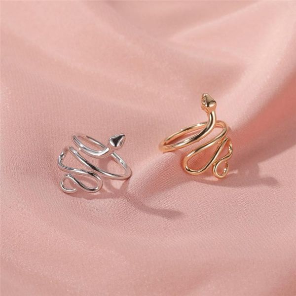 european retro twine snake finger rings copper animal opening ring women party gift hand jewelry accessories wholesale, Golden;silver
european retro twine snake finger rings copper animal opening ring women party gift hand jewelry accessories wholesale, Golden;silver