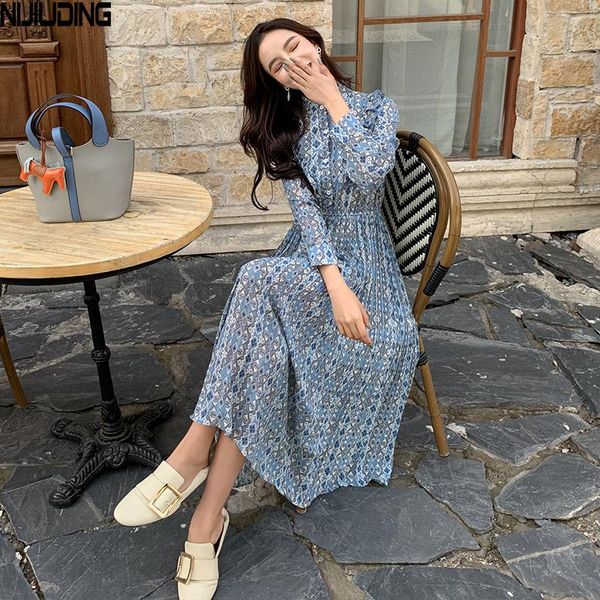 casual dresses nijiuding women chiffon dress 2021 spring autumn female long sleeve printed pleated elegant a-line vestidos, Black;gray
casual dresses nijiuding women chiffon dress 2021 spring autumn female long sleeve printed pleated elegant a-line vestidos, Black;gray