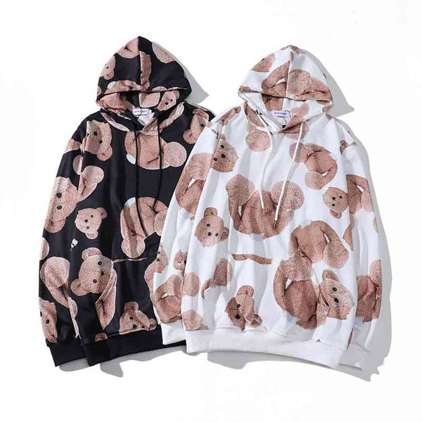 fashion autumn and winter tide angel beheaded bear full body print palm hip hop pa men's women's hoodie, Black
fashion autumn and winter tide angel beheaded bear full body print palm hip hop pa men's women's hoodie, Black