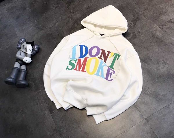 fashion fleece hoodies net red idon'tsmoke foam color alphabet printed hooded plush autumn and winter men's women's loose fit, Black
fashion fleece hoodies net red idon'tsmoke foam color alphabet printed hooded plush autumn and winter men's women's loose fit, Black