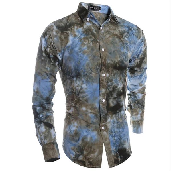 men four seasons casual fuzzy shadow print shirts male full sleeve cotton social dress shirt 025 men's, White;black
men four seasons casual fuzzy shadow print shirts male full sleeve cotton social dress shirt 025 men's, White;black