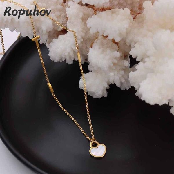 chains ropuhov 2021 woman silver european american trend versatile peach heart pendant necklace titanium seashell clavicle chain
chains ropuhov 2021 woman silver european american trend versatile peach heart pendant necklace titanium seashell clavicle chain