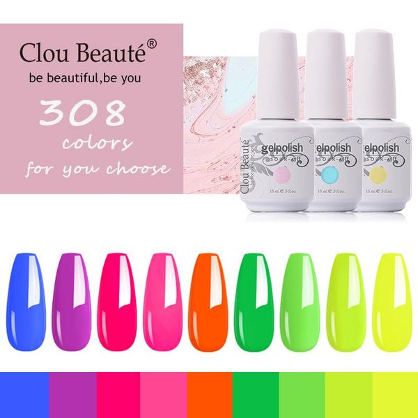 clou beaute 308 colors gel polish pink led uv varnish 15ml hybrid nail lacquer soak off gellak, Red;pink
clou beaute 308 colors gel polish pink led uv varnish 15ml hybrid nail lacquer soak off gellak, Red;pink