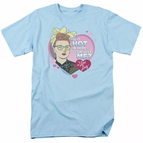 i love lucy logo t shirt lucy mens licensed classic tv light blue, White;black 
i love lucy logo t shirt lucy mens licensed classic tv light blue, White;black