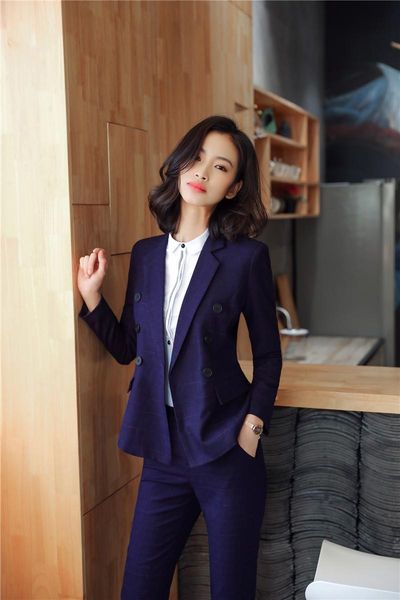 women's suits & blazers fabric formal ladies pantsuits with pants and jackets for office business female sets uniform designs, White;black
women's suits & blazers fabric formal ladies pantsuits with pants and jackets for office business female sets uniform designs, White;black