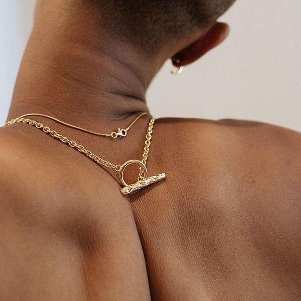 chains 2021 trendy metal ot buckle necklace clavicle chain hip hop personality charm street for men women girls jewelry, Silver
chains 2021 trendy metal ot buckle necklace clavicle chain hip hop personality charm street for men women girls jewelry, Silver