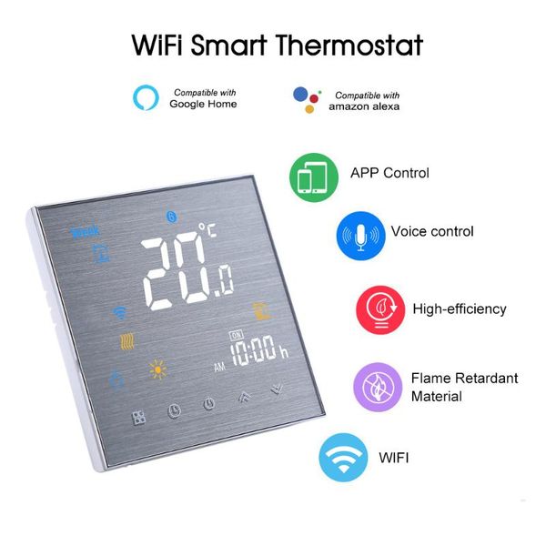 smart home control thermostat wifi for water heating floors gas boiler temperature controller voice with google
smart home control thermostat wifi for water heating floors gas boiler temperature controller voice with google