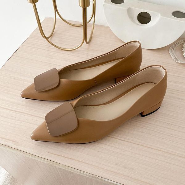 dress shoes genuine leather basic women pumps elegant pointed toe shallow slip on female woman, Black
dress shoes genuine leather basic women pumps elegant pointed toe shallow slip on female woman, Black