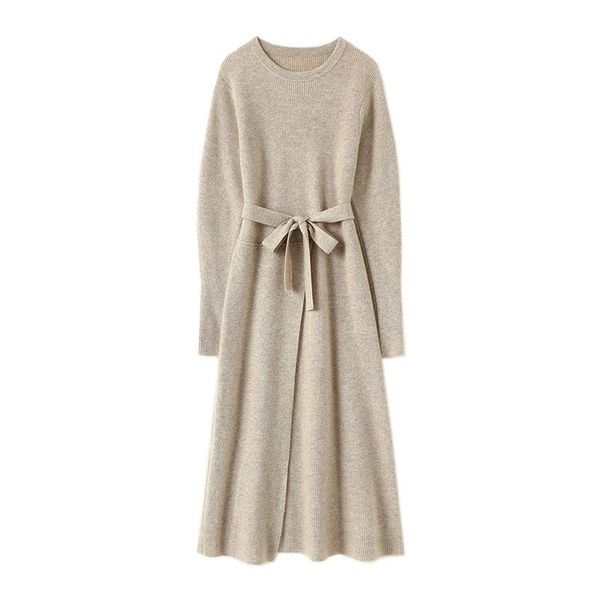 high-end women's winter warm crew neck long sleeve 100% cashmere dress pullover casual dresses, Black;gray
high-end women's winter warm crew neck long sleeve 100% cashmere dress pullover casual dresses, Black;gray