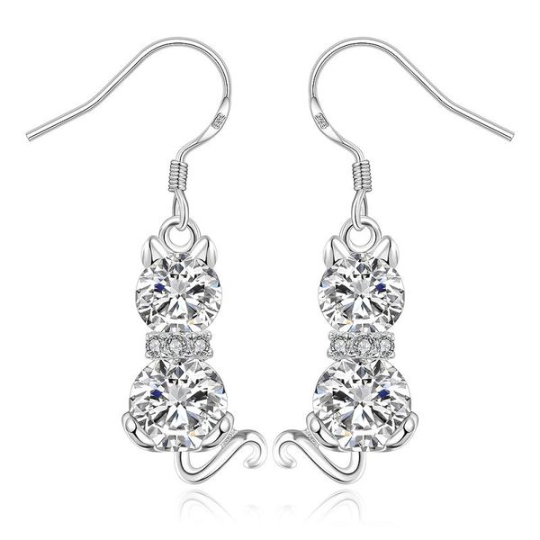 dangle & chandelier cute kitty cat earrings for women girls fashion animal jewelry silver color zircon party wedding gift
dangle & chandelier cute kitty cat earrings for women girls fashion animal jewelry silver color zircon party wedding gift