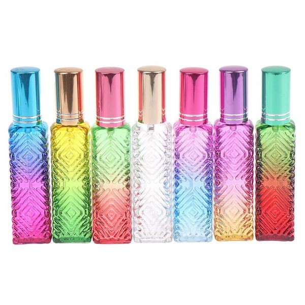 storage bottles & jars 15ml colorful square glass perfume bottle thick mini fragrance cosmetic packaging spray refillable vials
storage bottles & jars 15ml colorful square glass perfume bottle thick mini fragrance cosmetic packaging spray refillable vials