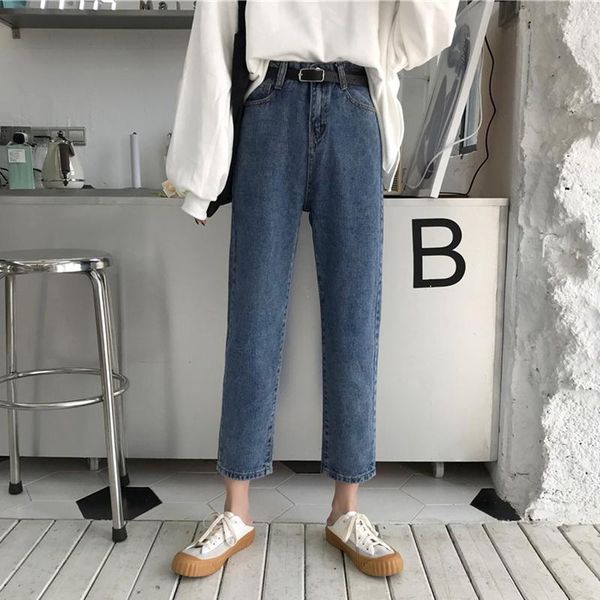 women's jeans 2 color mihoshop ulzzang korea korean women fashion clothing high wasit denim cowboy straight pants, Blue
women's jeans 2 color mihoshop ulzzang korea korean women fashion clothing high wasit denim cowboy straight pants, Blue