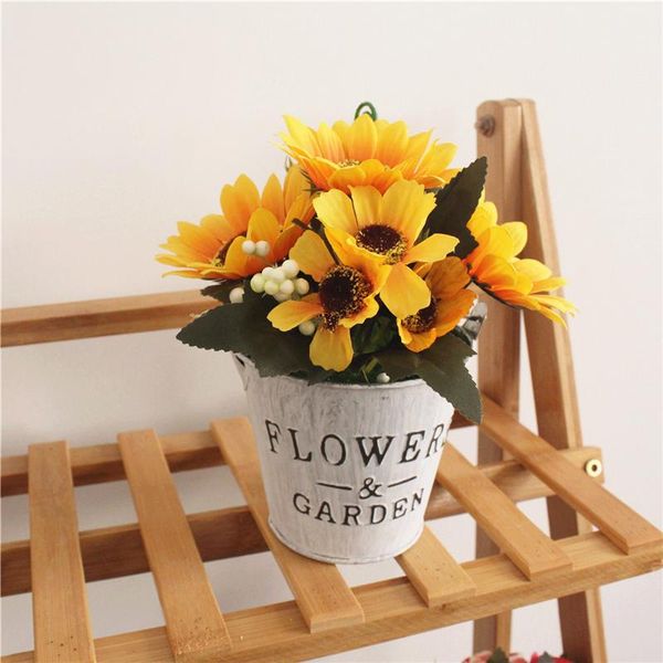 decorative flowers & wreaths 1 set artificial simulation silk sunflower bonsai with iron pot year wedding party home garden office decoratio
decorative flowers & wreaths 1 set artificial simulation silk sunflower bonsai with iron pot year wedding party home garden office decoratio