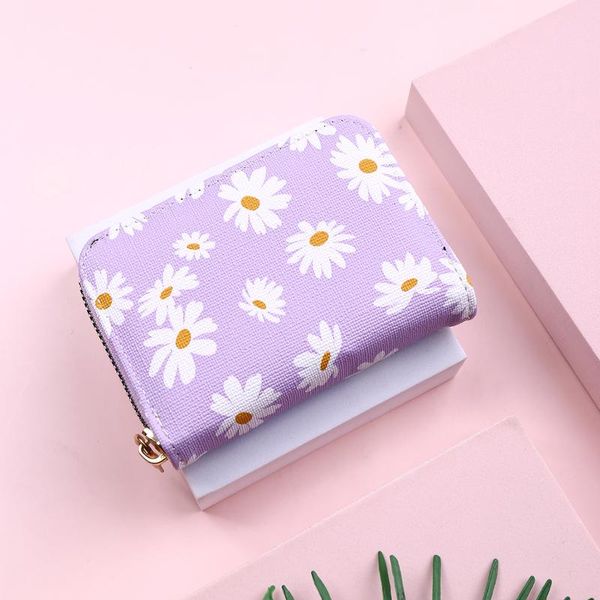 card holders women cute small daisy holder case credit 11 bits zipper wallet girl id bank purple/yellow/blue/black/red, Brown;gray
card holders women cute small daisy holder case credit 11 bits zipper wallet girl id bank purple/yellow/blue/black/red, Brown;gray