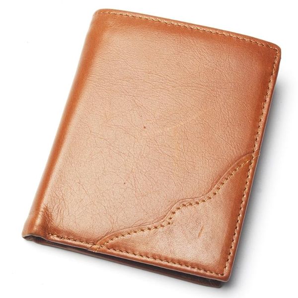 men fashion lace pattern stitching style real leather wallet thin slim card holder men's bifold purse wallets, Red;black
men fashion lace pattern stitching style real leather wallet thin slim card holder men's bifold purse wallets, Red;black