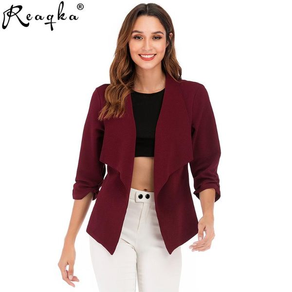 arrival summer solid color three quarter sleeve jacket women's stretch 3/4 casual work office open front blazers suits &, White;black
arrival summer solid color three quarter sleeve jacket women's stretch 3/4 casual work office open front blazers suits &, White;black
