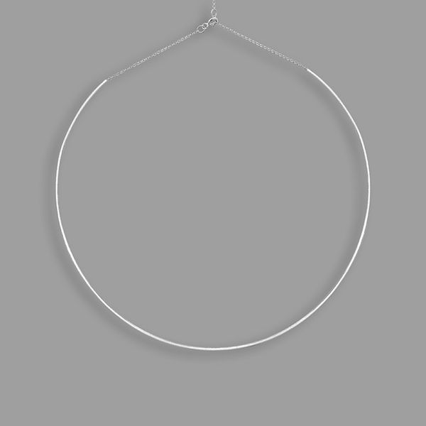 925 sterling silver chain choker necklace women fashion jewelry