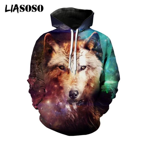 men's hoodies & sweatshirts liasoso 3d print animal wolf hoodie men women fashion casual pullover sweatshirt streetwear long sleeve t, Black
men's hoodies & sweatshirts liasoso 3d print animal wolf hoodie men women fashion casual pullover sweatshirt streetwear long sleeve t, Black