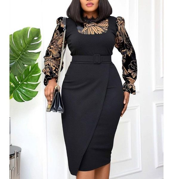 casual dresses women black dress print patchwork long sleeve bodycon with waist belt elegant office ladies work wear classy female autumn ro, Black;gray
casual dresses women black dress print patchwork long sleeve bodycon with waist belt elegant office ladies work wear classy female autumn ro, Black;gray