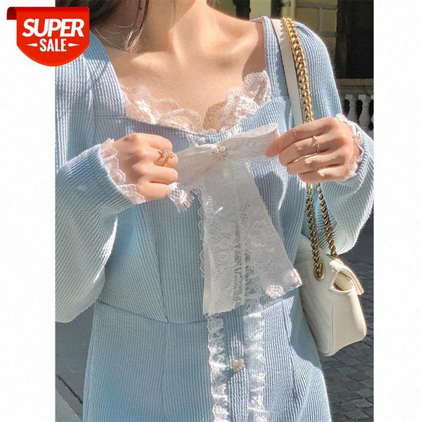 cream blue base skirt, gentle temperament, sweet lace, knitted a-line dress can be issued on behalf of #zg8v, White;black
cream blue base skirt, gentle temperament, sweet lace, knitted a-line dress can be issued on behalf of #zg8v, White;black
