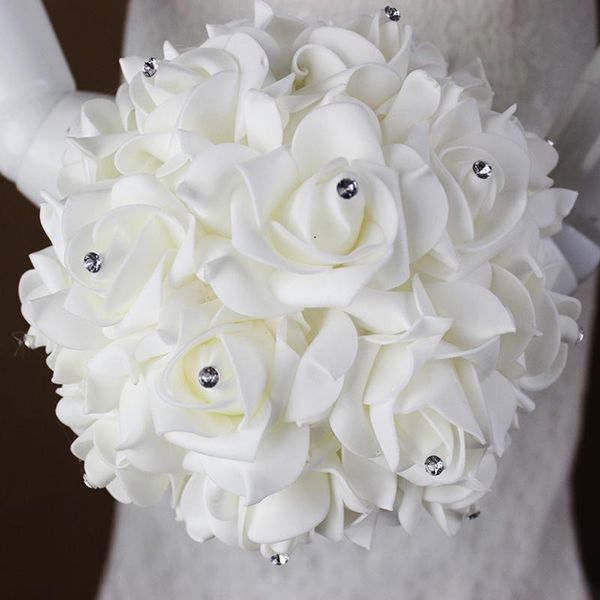 decorative flowers & wreaths 18x24cm foam round wedding bouquet party prom anniversary year valentines day hand made flower crystal
decorative flowers & wreaths 18x24cm foam round wedding bouquet party prom anniversary year valentines day hand made flower crystal