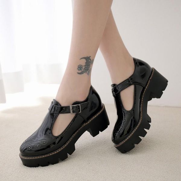 dress shoes agodor t-starp oxfords platform casual brogue woman vintage creepers square high heels women patent leather pumps, Black
dress shoes agodor t-starp oxfords platform casual brogue woman vintage creepers square high heels women patent leather pumps, Black