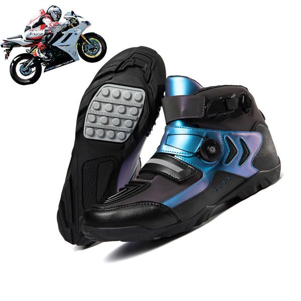 cycling footwear men's motorcycle boots leather summer breathable anti-collision mountain bike riding outdoor shoes off-road, Black
cycling footwear men's motorcycle boots leather summer breathable anti-collision mountain bike riding outdoor shoes off-road, Black