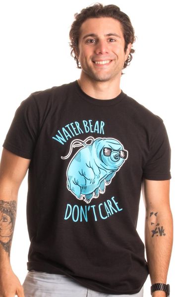 men's t-shirts water bear don't care. funny science microbiology tardigrade t-shirt. summer cotton short sleeve o-neck mens t shir, White;black
men's t-shirts water bear don't care. funny science microbiology tardigrade t-shirt. summer cotton short sleeve o-neck mens t shir, White;black