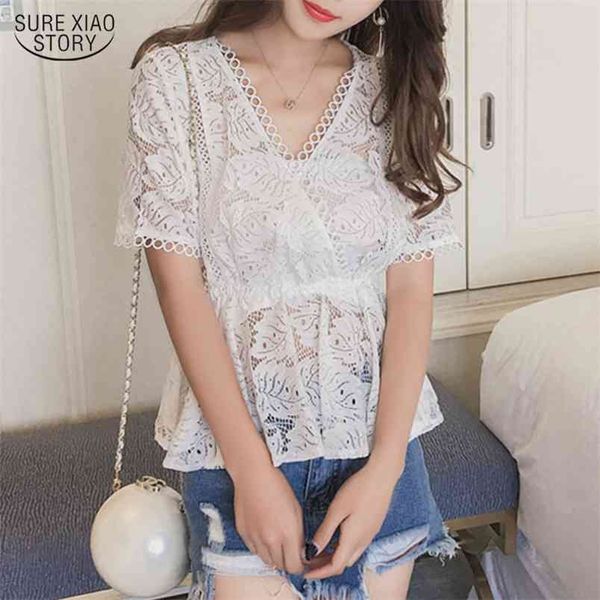 korean fashion clothing slim office lady shirt lace blouse womem blusas mujer de moda summer short sleeve 9247 210506, White
korean fashion clothing slim office lady shirt lace blouse womem blusas mujer de moda summer short sleeve 9247 210506, White