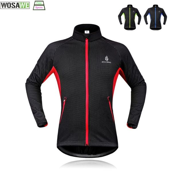 racing jackets wosawe men's winter warm thermal fleece cycling jacket windproof rain coat mtb clothing mountain bike bicycle pants, Black;red
racing jackets wosawe men's winter warm thermal fleece cycling jacket windproof rain coat mtb clothing mountain bike bicycle pants, Black;red