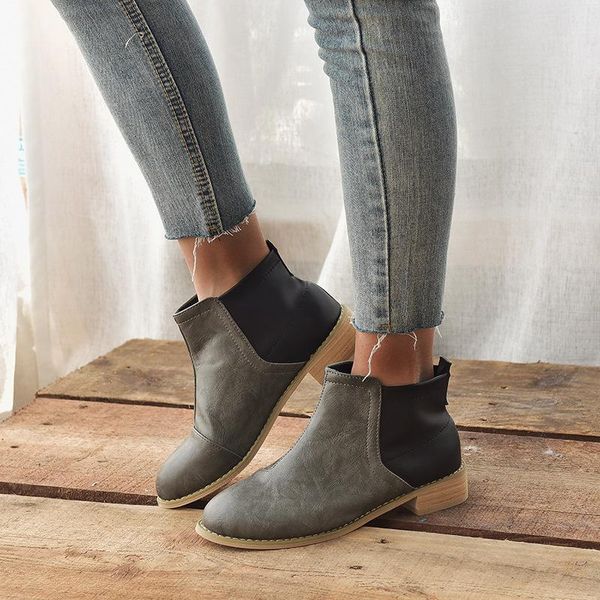 boots women's booties autumn winter pu leather platform ladies shoes vintage punk large size botas mujer chaussures femme, Black
boots women's booties autumn winter pu leather platform ladies shoes vintage punk large size botas mujer chaussures femme, Black