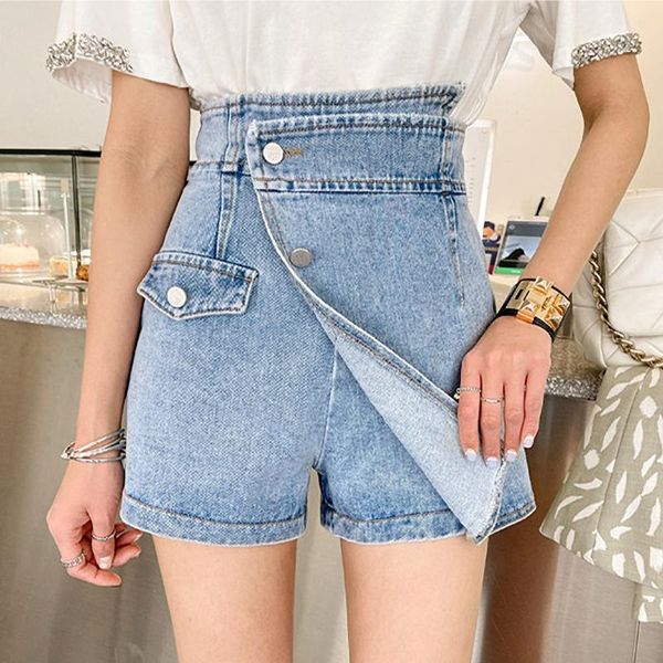 women's shorts fashion women 2021 summer denim for woman female korean casual loose high waist skirts streetwear wh136, White;black
women's shorts fashion women 2021 summer denim for woman female korean casual loose high waist skirts streetwear wh136, White;black