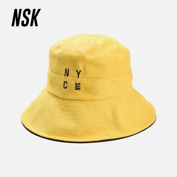 cloches nsk bucket hat summer letter embroidery cap casual snapback foldable fishing fashion layer fabric sunscreen
cloches nsk bucket hat summer letter embroidery cap casual snapback foldable fishing fashion layer fabric sunscreen
