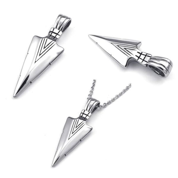 chains jewelry stainless steel arrowhead arrow men's pendant with 55cm chain, necklace, silver
chains jewelry stainless steel arrowhead arrow men's pendant with 55cm chain, necklace, silver