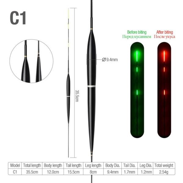 fishing accessories led night fish float intelligent induction bite hook discoloration light drifter electric illuminating floats
fishing accessories led night fish float intelligent induction bite hook discoloration light drifter electric illuminating floats