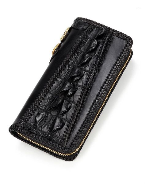 wallets handmade knitting men genuine leather card holder alligator long black purses clutch vegetable tanned wallet1, Red;black
wallets handmade knitting men genuine leather card holder alligator long black purses clutch vegetable tanned wallet1, Red;black