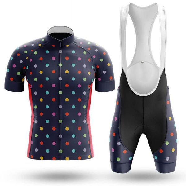 racing sets 2021 polka dot cycling jersey set sport team bike men clothing quick dry summer sleeve road ride shirt bib short gel pad, Black;blue
racing sets 2021 polka dot cycling jersey set sport team bike men clothing quick dry summer sleeve road ride shirt bib short gel pad, Black;blue