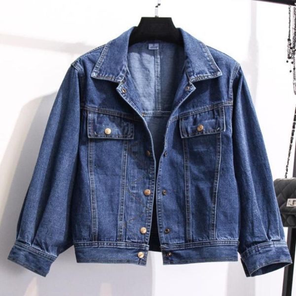 women's jackets denim jacket women 2021 basic short girls jeans coat ladies loose outerwear, Black;brown
women's jackets denim jacket women 2021 basic short girls jeans coat ladies loose outerwear, Black;brown