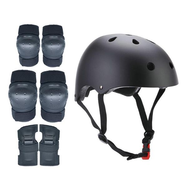 set child roller-skate protection gear helmet car skating skiing roller protector sports protectors kit elbow & knee pads, Black;gray
set child roller-skate protection gear helmet car skating skiing roller protector sports protectors kit elbow & knee pads, Black;gray