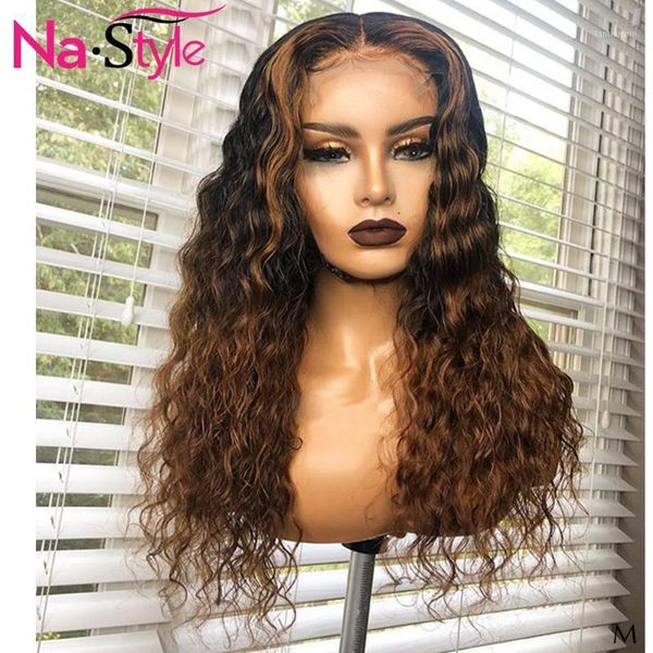 1b/4 honey blonde lace front wig natural for black women 13x6 deep part curly human hair pre plucked brazilian 150 remy1, Black;brown
1b/4 honey blonde lace front wig natural for black women 13x6 deep part curly human hair pre plucked brazilian 150 remy1, Black;brown