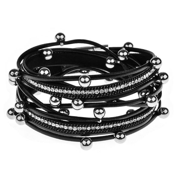 new multi-layer pu leather women's fashion diamond studded magnetic buckle bracelet, Golden;silver
new multi-layer pu leather women's fashion diamond studded magnetic buckle bracelet, Golden;silver