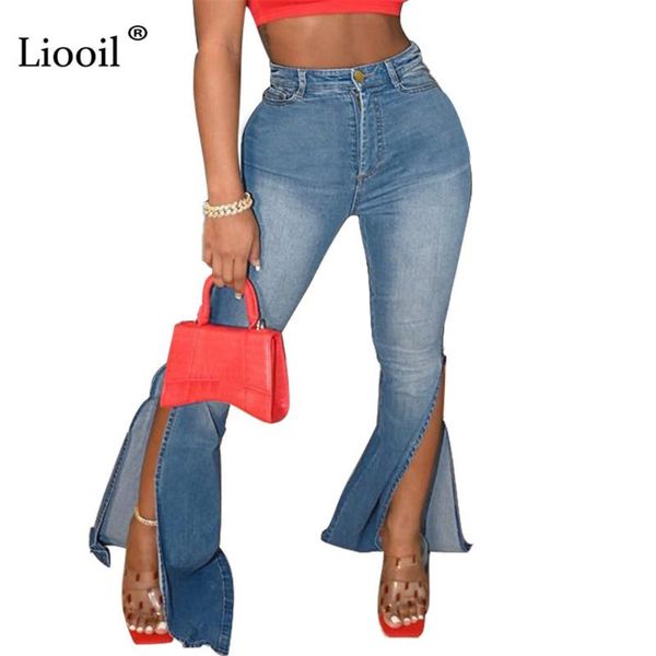 liooil blue high waist skinny slit flare jeans for women 2021 streetwear plus size denim trousers bell bottoms jean pants women's
liooil blue high waist skinny slit flare jeans for women 2021 streetwear plus size denim trousers bell bottoms jean pants women's