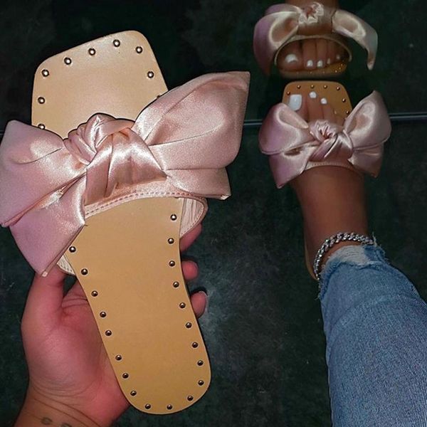 women slides bow summer flat 2021 fashion women's slippers beach female jelly shoe band shoes square toe ladies big size, Black
women slides bow summer flat 2021 fashion women's slippers beach female jelly shoe band shoes square toe ladies big size, Black