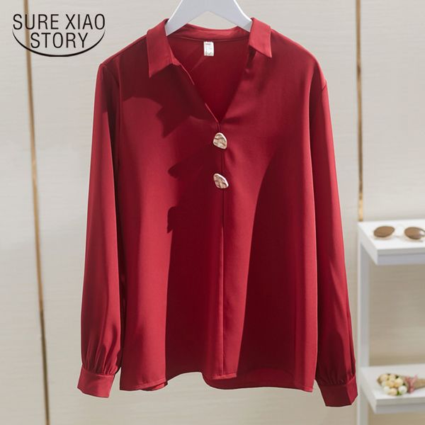 spring red blusas mujer v-neck chiffon shirt plus size lantern pullover blouse women long sleeve 8921 50 210415, White
spring red blusas mujer v-neck chiffon shirt plus size lantern pullover blouse women long sleeve 8921 50 210415, White