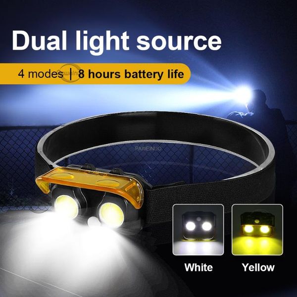 mini led headlamp white light and yellow headlight waterproof cob fishing head lamp use 8 hours work camping lantern headlamps
mini led headlamp white light and yellow headlight waterproof cob fishing head lamp use 8 hours work camping lantern headlamps