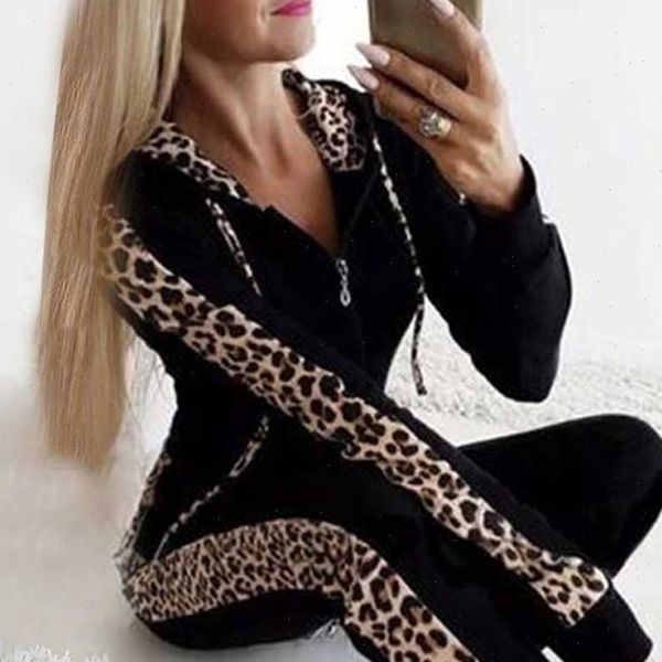 casual leopard tracksuit long sleeve women tracksuits hooded sports pants two piece set sweatshirt sweatsuit jogging mujer clothes, Gray
casual leopard tracksuit long sleeve women tracksuits hooded sports pants two piece set sweatshirt sweatsuit jogging mujer clothes, Gray