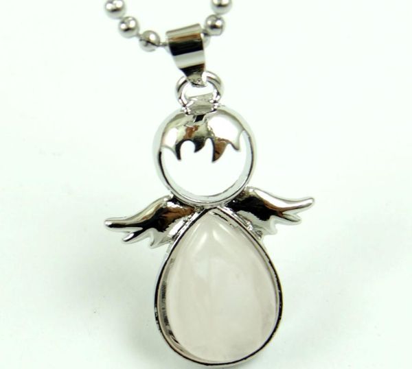 pendants natural stone quartz crystal tiger eye angels shape pendant water drop bead angel wings necklace lovely jewelry for girls women, Black
pendants natural stone quartz crystal tiger eye angels shape pendant water drop bead angel wings necklace lovely jewelry for girls women, Black