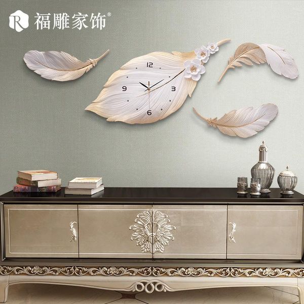 nordic living room wall clock creative light luxury feather warm decoration watch household fashion modern simple clocks
nordic living room wall clock creative light luxury feather warm decoration watch household fashion modern simple clocks