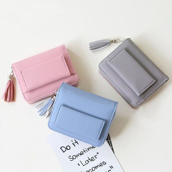wallets wallet female 2021 tassel lady short women mini money purses fold pu leather bags coin purse card holder, Red;black
wallets wallet female 2021 tassel lady short women mini money purses fold pu leather bags coin purse card holder, Red;black